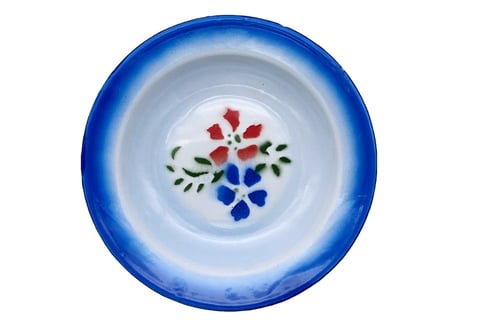 صحن غضار ابو وردة مقاس 26سم