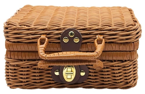 شنطة خيزران صناعي بلاستيك