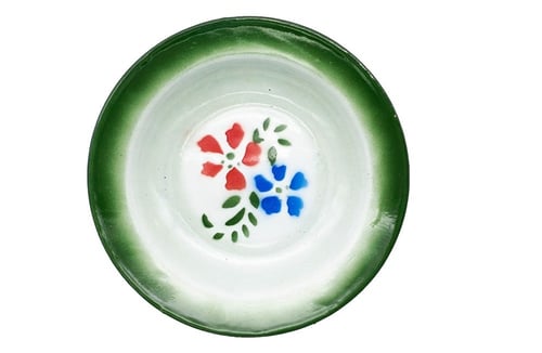 صحن غضار ابو وردة مقاس 26سم