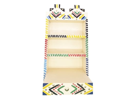 ستاند ثلاثة رفوف تراثي صغير