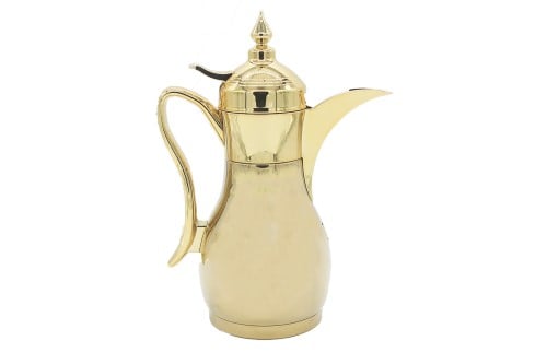 ترمس دلة قهوه ستانليس ستيل 500 ملليتر لون ذهبي