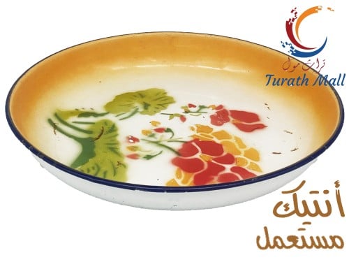 زبديه غضار تراثي قديم جدا قطر24 سم B59