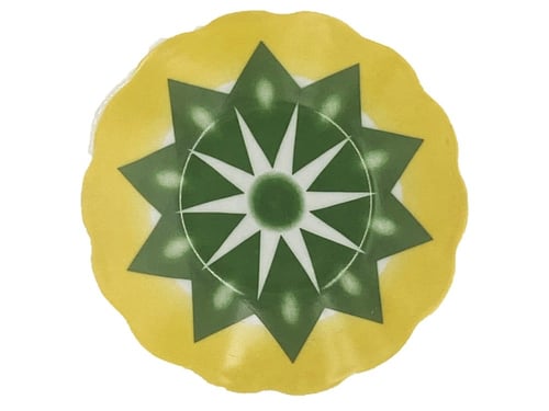 صحون فناجيل شاهي نقشة دايموند عدد 12 حبه