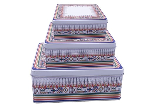 طقم مطبقية تصميم القط العسيري مربعه عدد 3 حبه