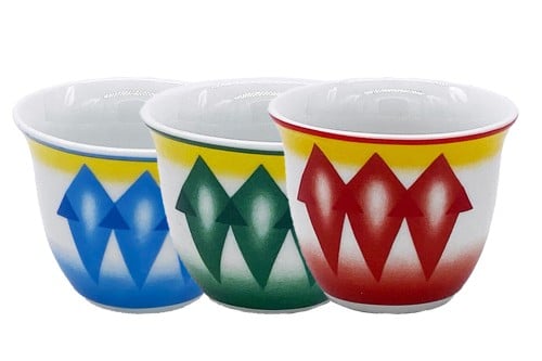 فناجيل قهوه غضار دايموند