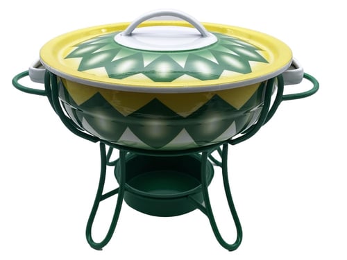 سخان بوفية بادية غضار بغطاء دايموند