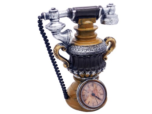 مجسم هاتف مع ساعه