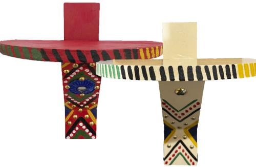 رف تراثي نصف دائري