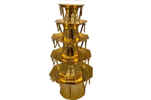 صحون تقديم سداسي مقاسات صغيرة