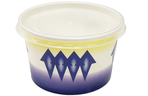 بادية ورق بغطاء نقشه الغضار