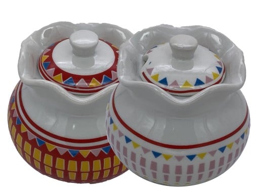 سكريه بورسلان نقشة القط العسيري