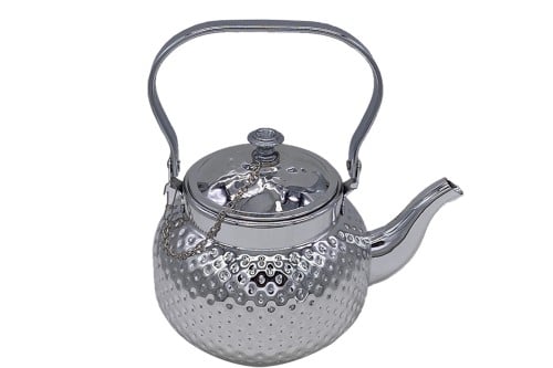 ابريق شاهي حب الرمان ستانلس ستيل فضي