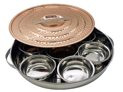 صينية افطار تراثية ستانلس ستيل