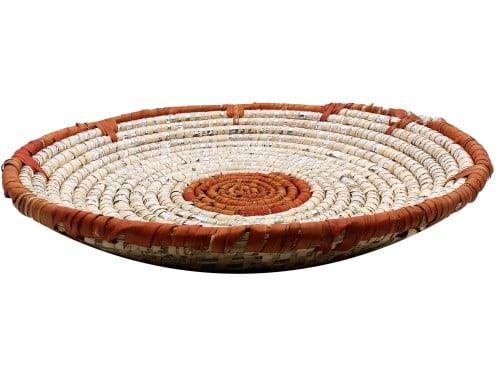 صينيه خوص نص لامع