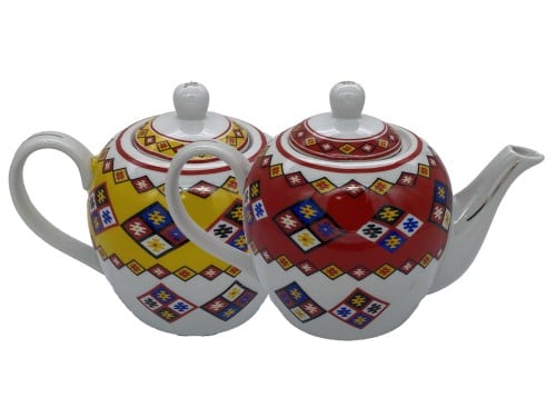 ابريق شاهي بورسلان نقشة سدو