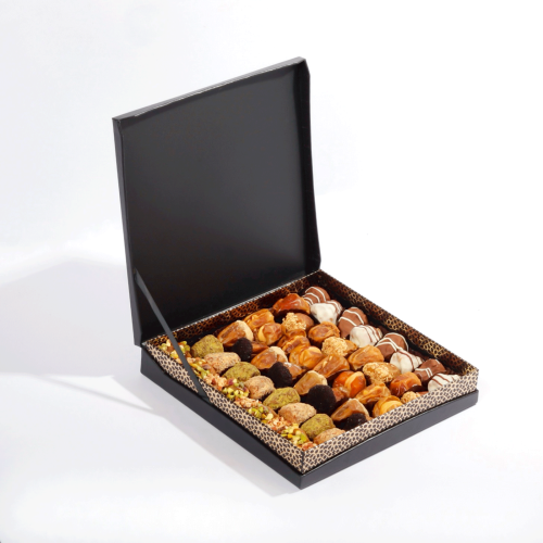 علبة تمور محشية فاخرة - 1100 جرام