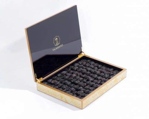 صندوق خشبي مزخرف فاخر - عجوة المدينة فاخرة