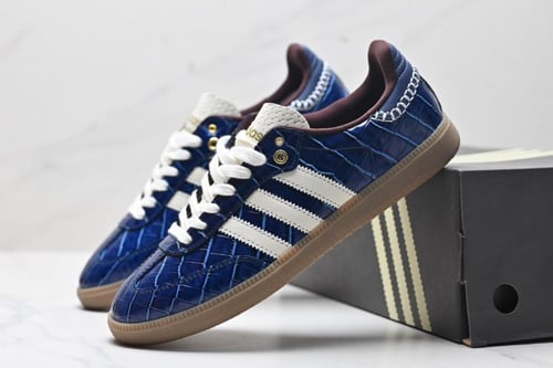 x Wales Bonner Samba OG "Navy Croc"
