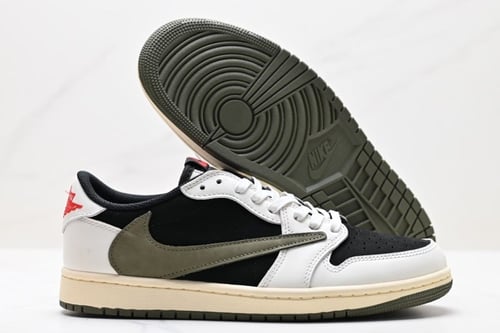 Travis Scott x Air Jordan 1 Low Oliv