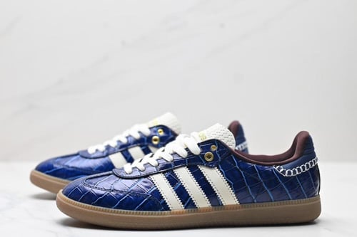 x Wales Bonner Samba OG "Navy Croc"