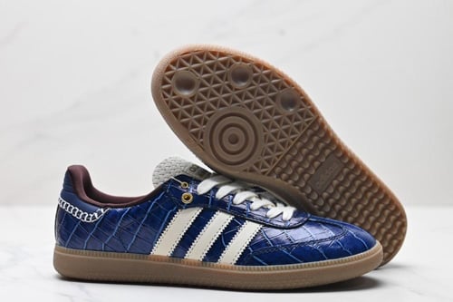 x Wales Bonner Samba OG "Navy Croc"