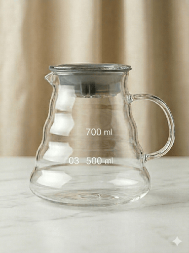 سيرفر زجاجي 800 مل