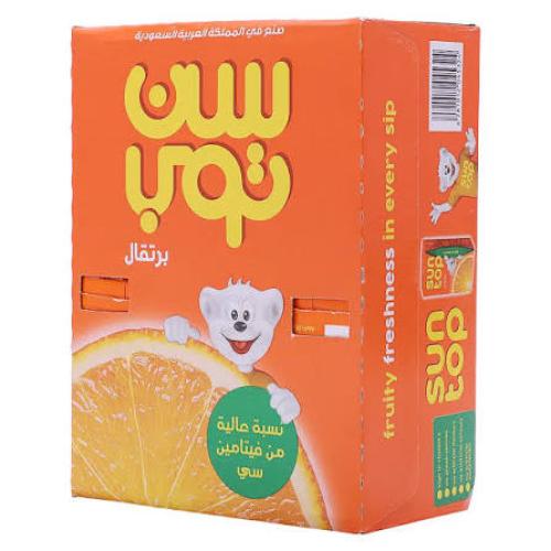 18- سن توب عصير برتقال 125مل