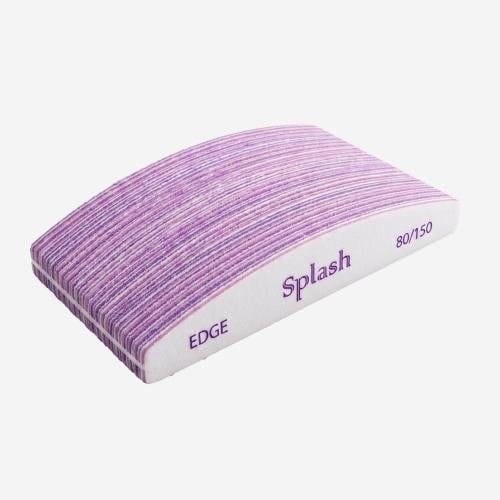 Splash Curved Nail File and Buffer - 25 Pieces