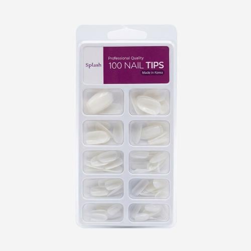 Splash Korean Nail Tips 100 Pieces - Oval Shape