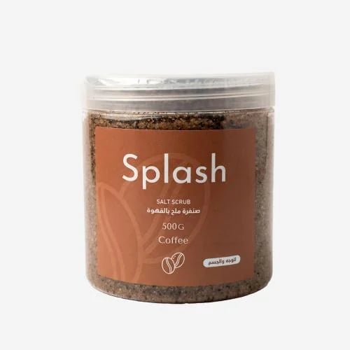 Splash Coffee Salt Scrub for Face & Body - 500g