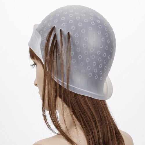 Frosting and Tipping Hair Cap with Metal Needle