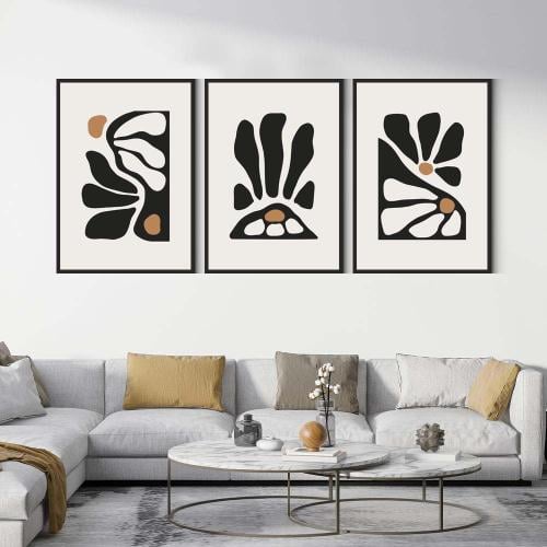Three attractive artistic panels