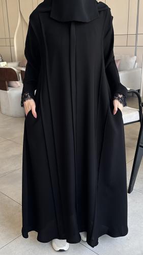 عباية يارا رقمها 116 بقماش انترانت ملكي فاخر