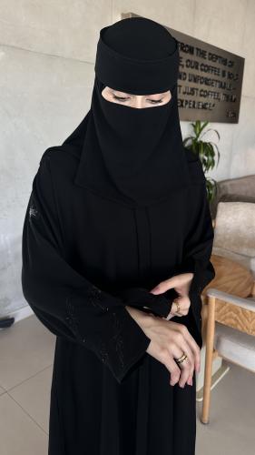 عباية شهد 119 قماش انترانت بتطريزه فخمه