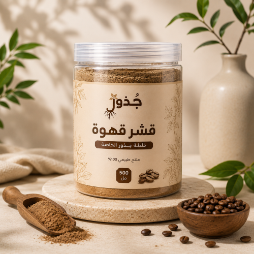 قشر قهوة خلطة جُذور الخاصة 500 مل |جُذور