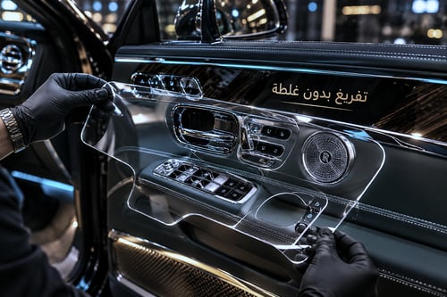 Car interior cutting design