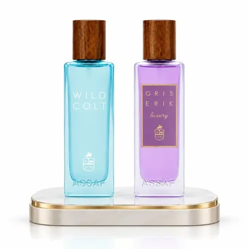 مجموعة وايلد كولت وقريس إيرك من عساف | عطران للجنسين 400 مل Assaf Wild Colt Gris Erik Perfume Set