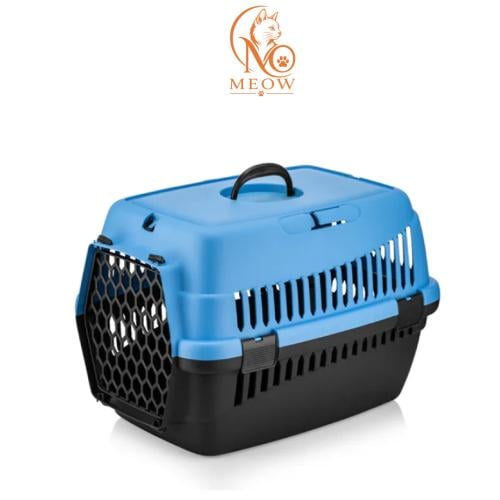 Animal transport box, Canine Q - turquoise black