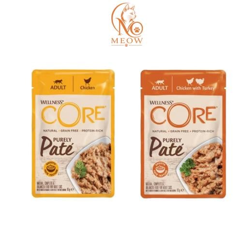 Welness Core more than one flavor moist food pate for cats 85 grams