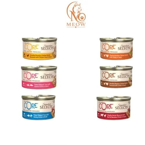 Wilens Core Signature Selects cat cans 79 grams assorted flavors