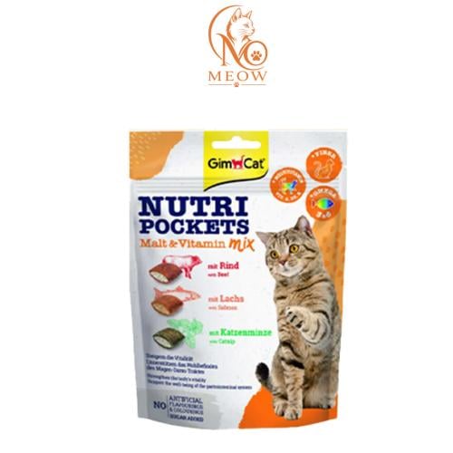 Jim Cat adult cat treats in three flavors: salmon,...