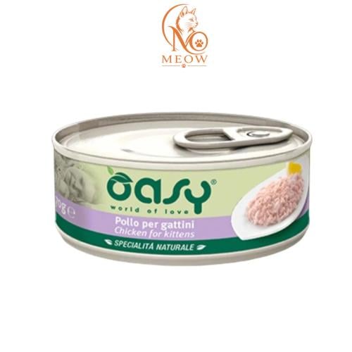 Oasy moist food for small cats with chicken flavor...