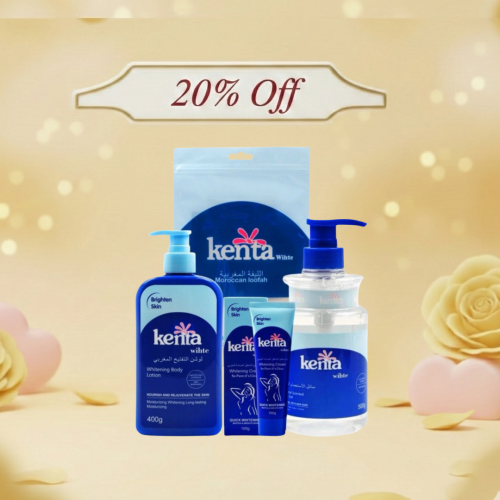 مجموعة كينتا وايت للعناية بالمناطق الحساسة والداكن...