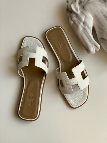 سليبر ايرميز نسائي فلات - Hermes Slippers