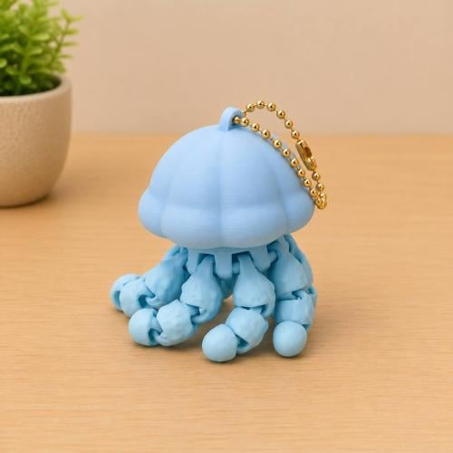 3D Printed Jellyfish keychain