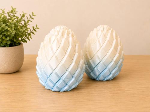 3D Printed Flexible Dragon Egg