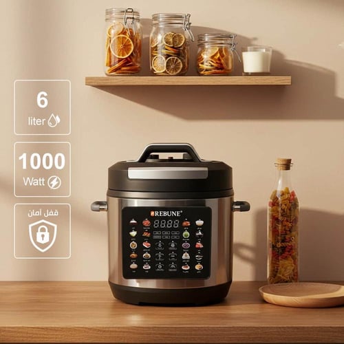 قدر الضغط الكهربائي 6 لتر - 1000W