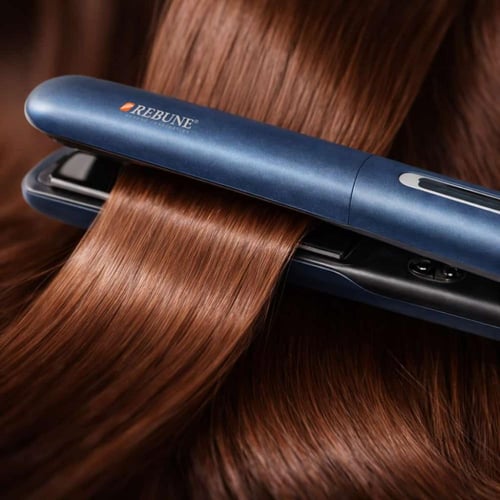 مملس الشعر ريبون قوة 52 واط ومستويات حرارة متعددة