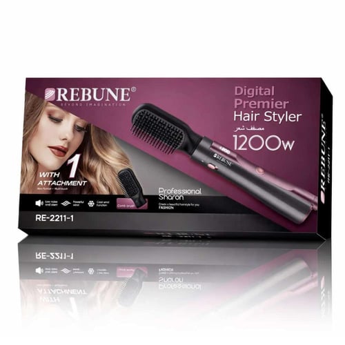 مصفف شعر ريبون 1200 واط شاشة رقمية