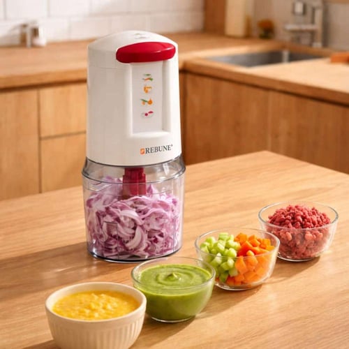 ريبون فرامة خضار بقوة 250 واط سعة 500 مل 4 شفرات